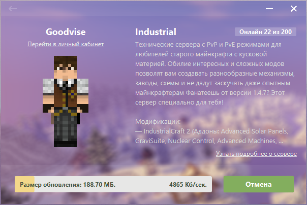 Свой лаунчер для Minecraft не может запустить Minecraft